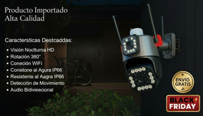 CAMARA DE SEGURIDAD 2 LENTES A2403-502