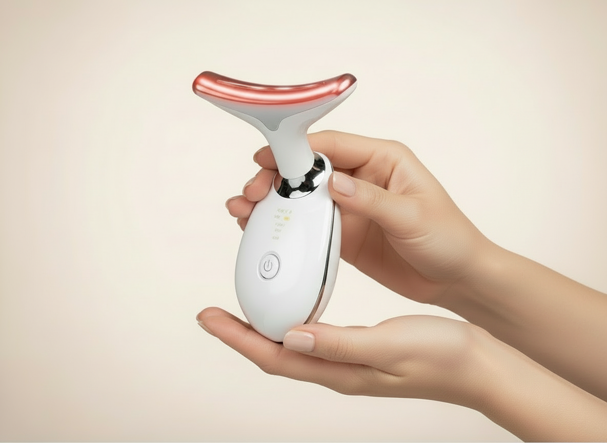 SerumFacial + Masajedor facial con luz led